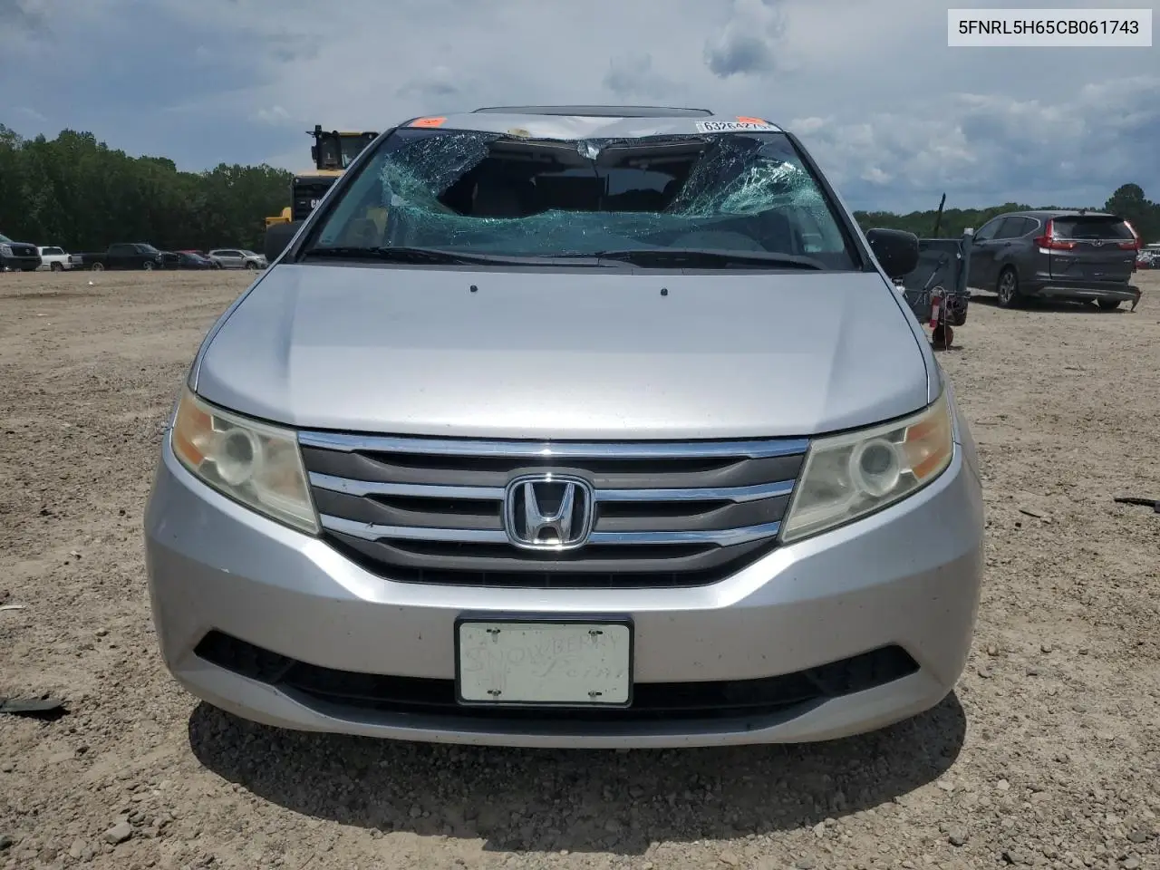 2012 Honda Odyssey Exl VIN: 5FNRL5H65CB061743 Lot: 63264275