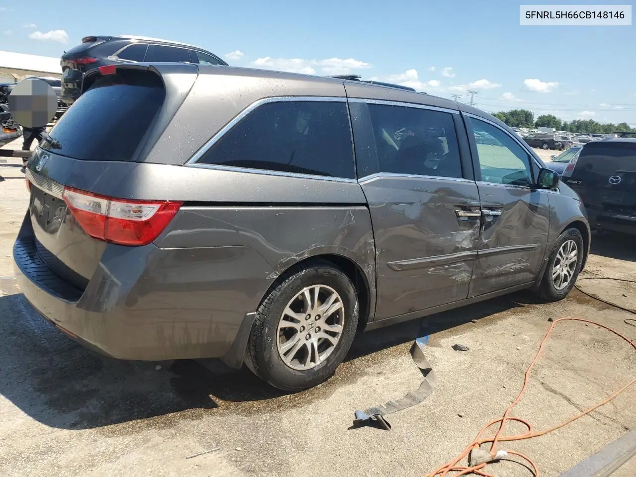 2012 Honda Odyssey Exl VIN: 5FNRL5H66CB148146 Lot: 63377455