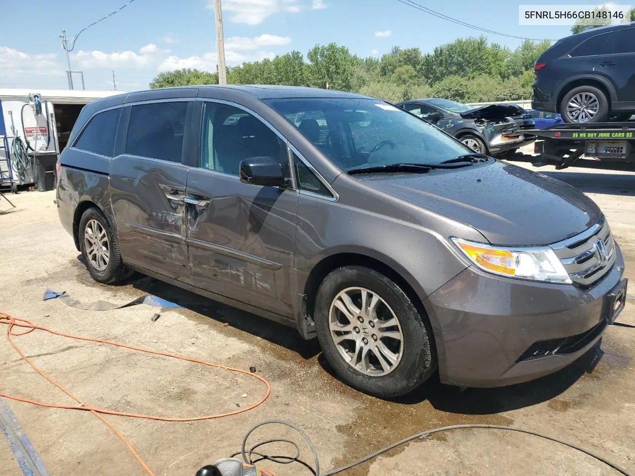 2012 Honda Odyssey Exl VIN: 5FNRL5H66CB148146 Lot: 63377455