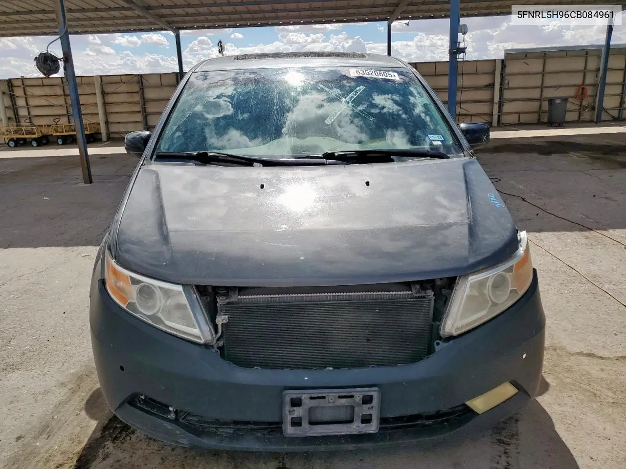 2012 Honda Odyssey Touring VIN: 5FNRL5H96CB084961 Lot: 63520605