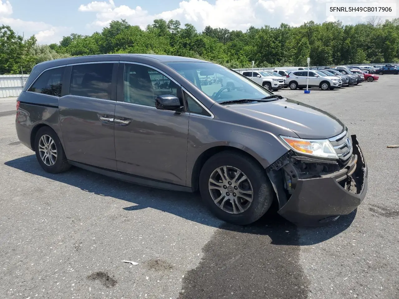 2012 Honda Odyssey Ex VIN: 5FNRL5H49CB017906 Lot: 63591165