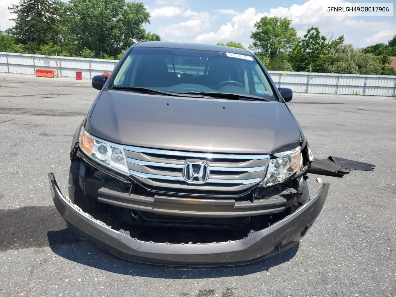 2012 Honda Odyssey Ex VIN: 5FNRL5H49CB017906 Lot: 63591165
