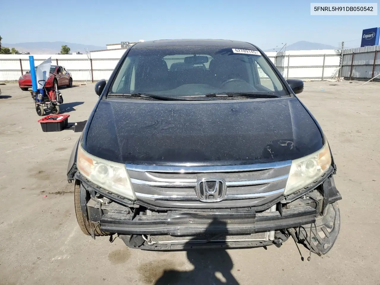 2013 Honda Odyssey Touring VIN: 5FNRL5H91DB050542 Lot: 62789145