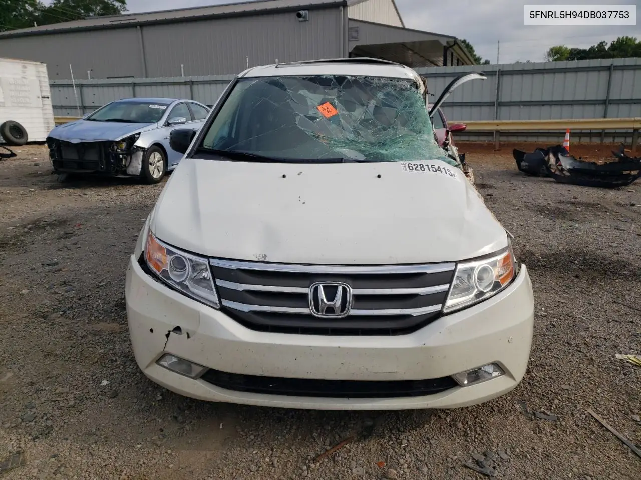 2013 Honda Odyssey Touring VIN: 5FNRL5H94DB037753 Lot: 62815415