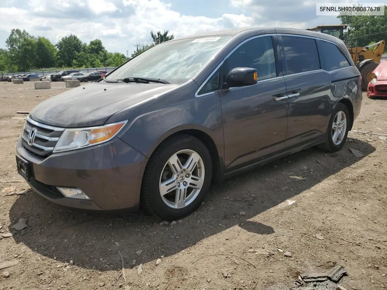 2013 Honda Odyssey Touring VIN: 5FNRL5H92DB087678 Lot: 63158645