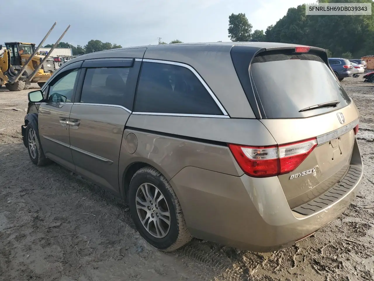 5fnrl5h69db039343 5FNRL5H69DB039343 2013 Honda Odyssey Exl