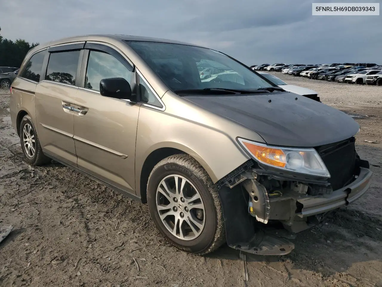 5fnrl5h69db039343 5FNRL5H69DB039343 2013 Honda Odyssey Exl