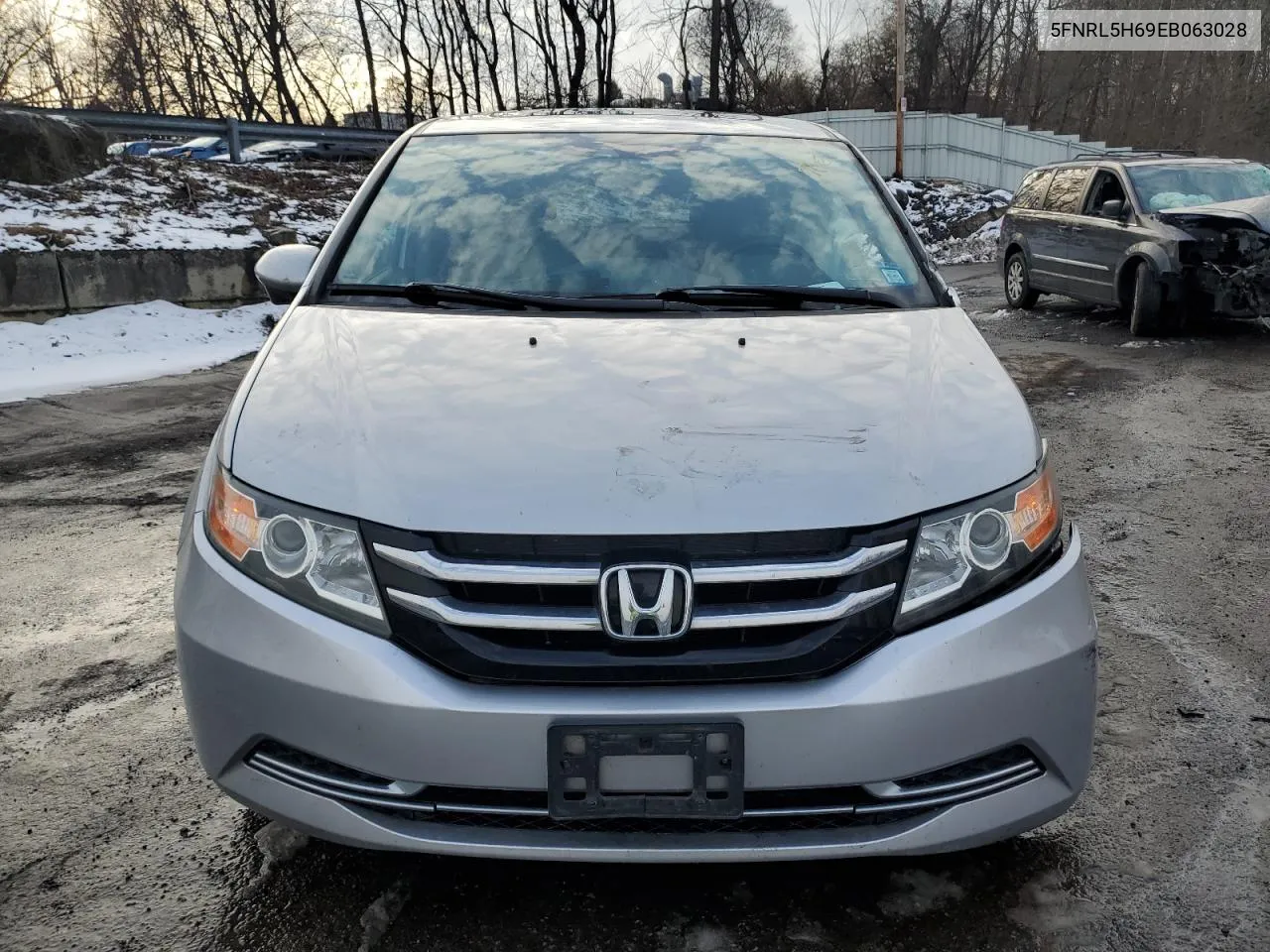 2014 Honda Odyssey Exl VIN: 5FNRL5H69EB063028 Lot: 43431935