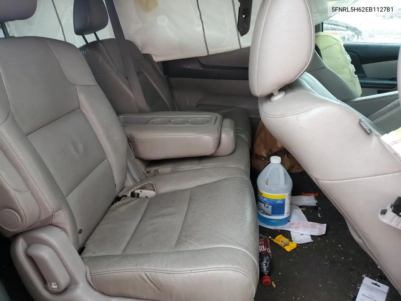 2014 Honda Odyssey Exl VIN: 5FNRL5H62EB112781 Lot: 55053255