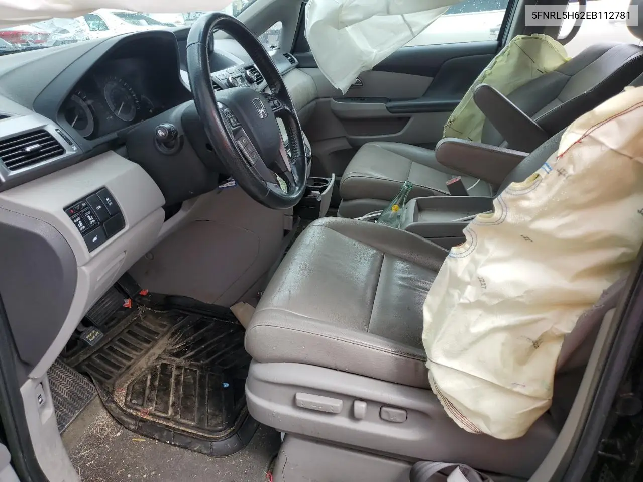 2014 Honda Odyssey Exl VIN: 5FNRL5H62EB112781 Lot: 55053255
