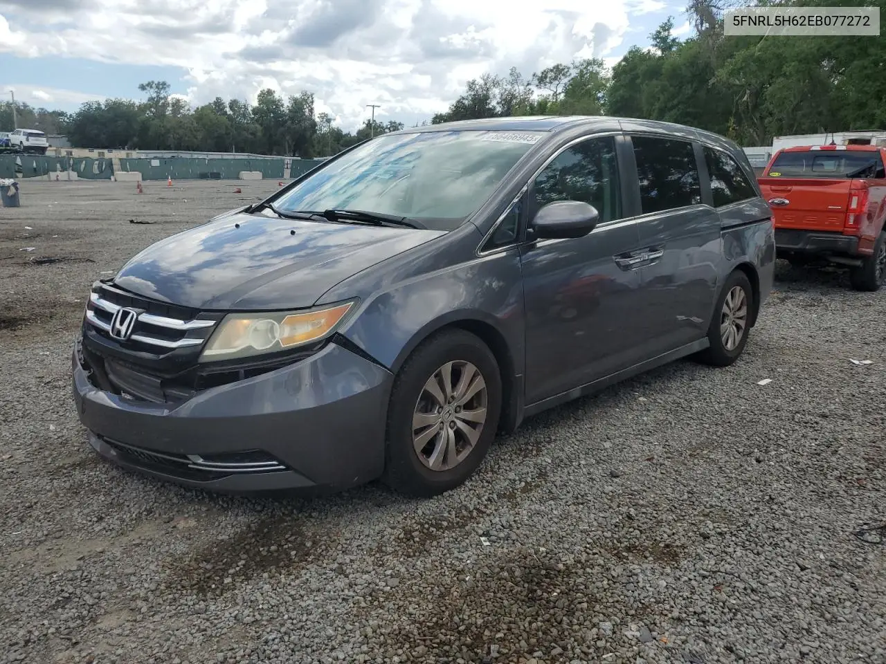 2014 Honda Odyssey Exl VIN: 5FNRL5H62EB077272 Lot: 56466945
