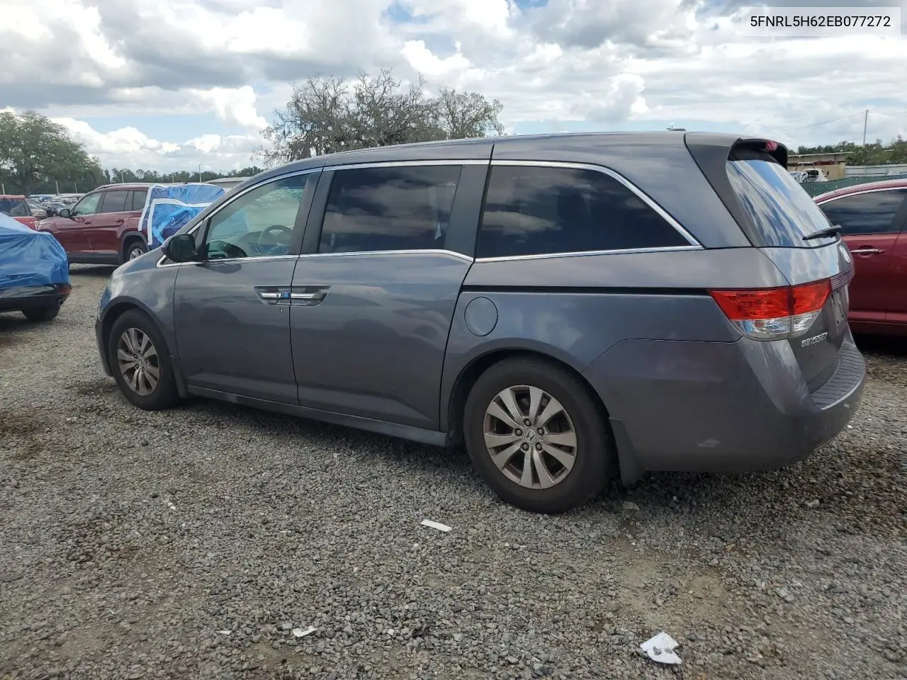 2014 Honda Odyssey Exl VIN: 5FNRL5H62EB077272 Lot: 56466945