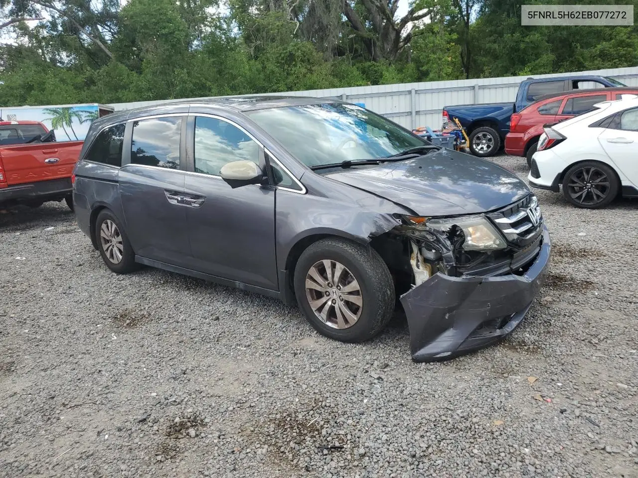 2014 Honda Odyssey Exl VIN: 5FNRL5H62EB077272 Lot: 56466945
