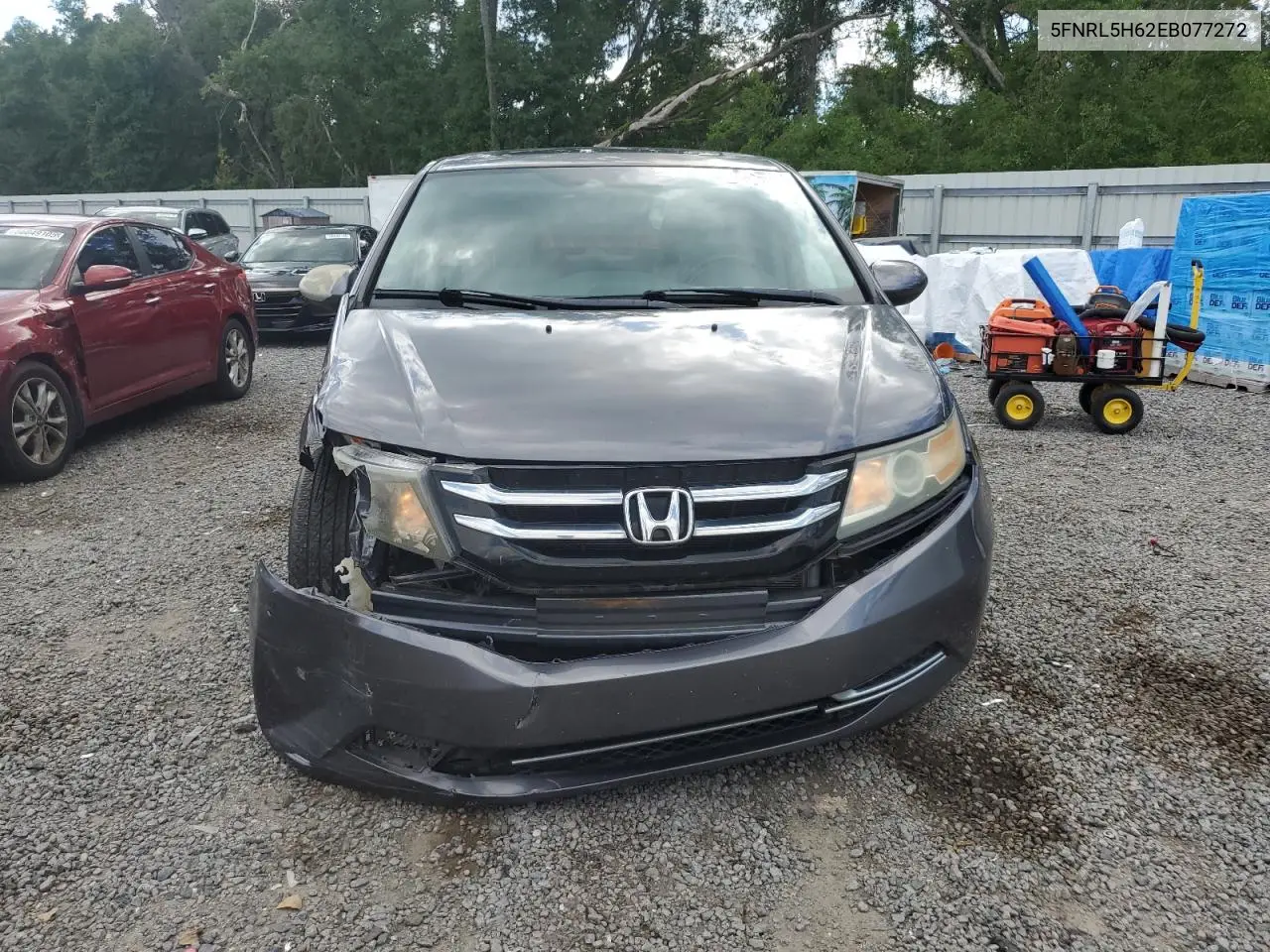 2014 Honda Odyssey Exl VIN: 5FNRL5H62EB077272 Lot: 56466945