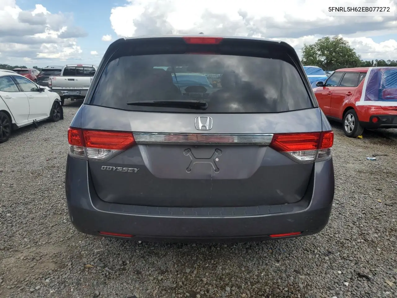 2014 Honda Odyssey Exl VIN: 5FNRL5H62EB077272 Lot: 56466945