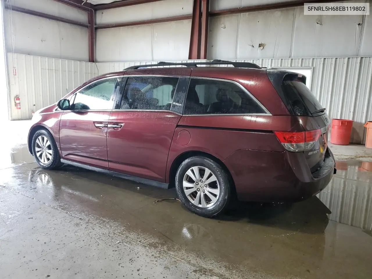 2014 Honda Odyssey Exl VIN: 5FNRL5H68EB119802 Lot: 56734015