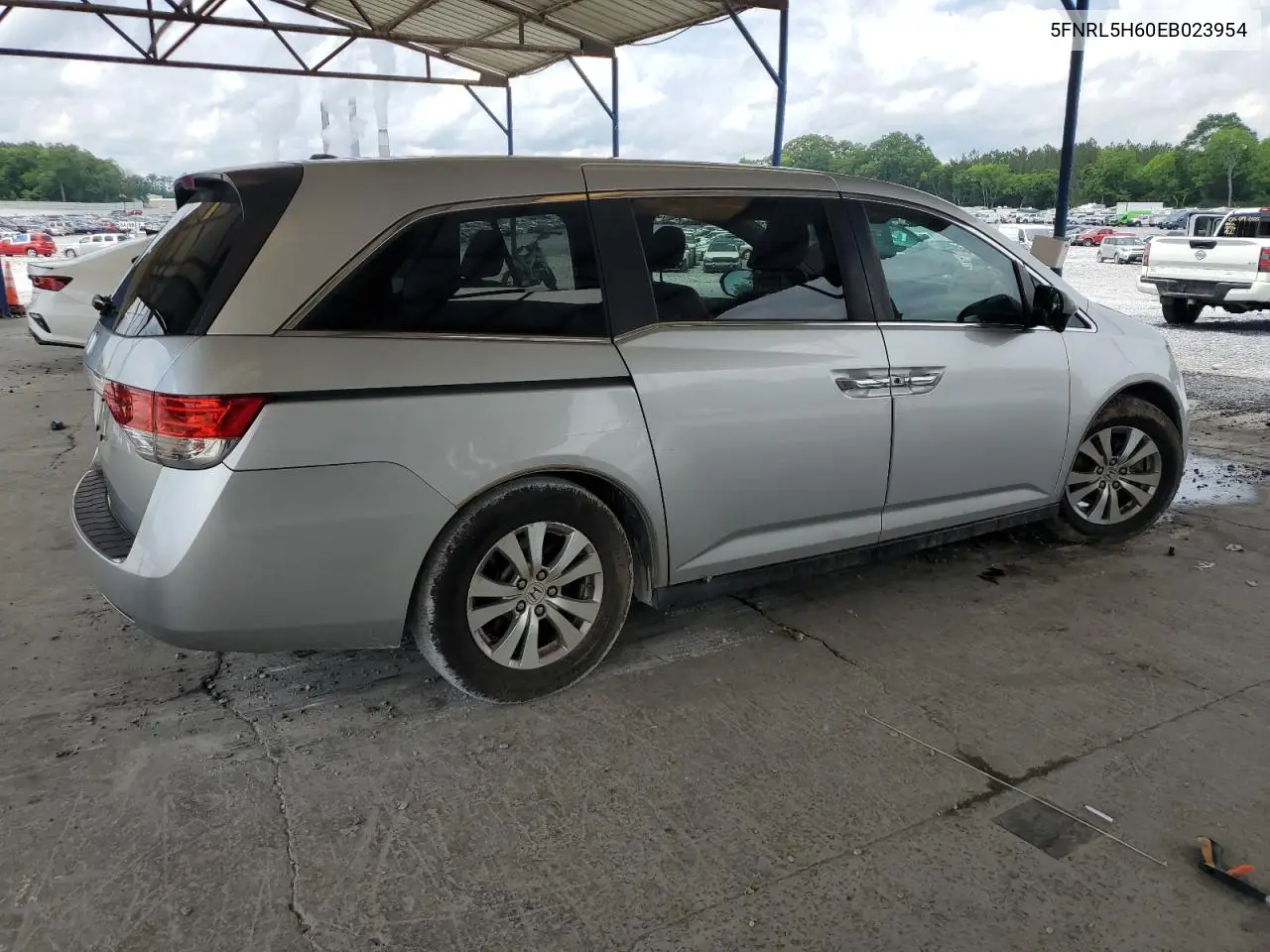 2014 Honda Odyssey Exl VIN: 5FNRL5H60EB023954 Lot: 56975455
