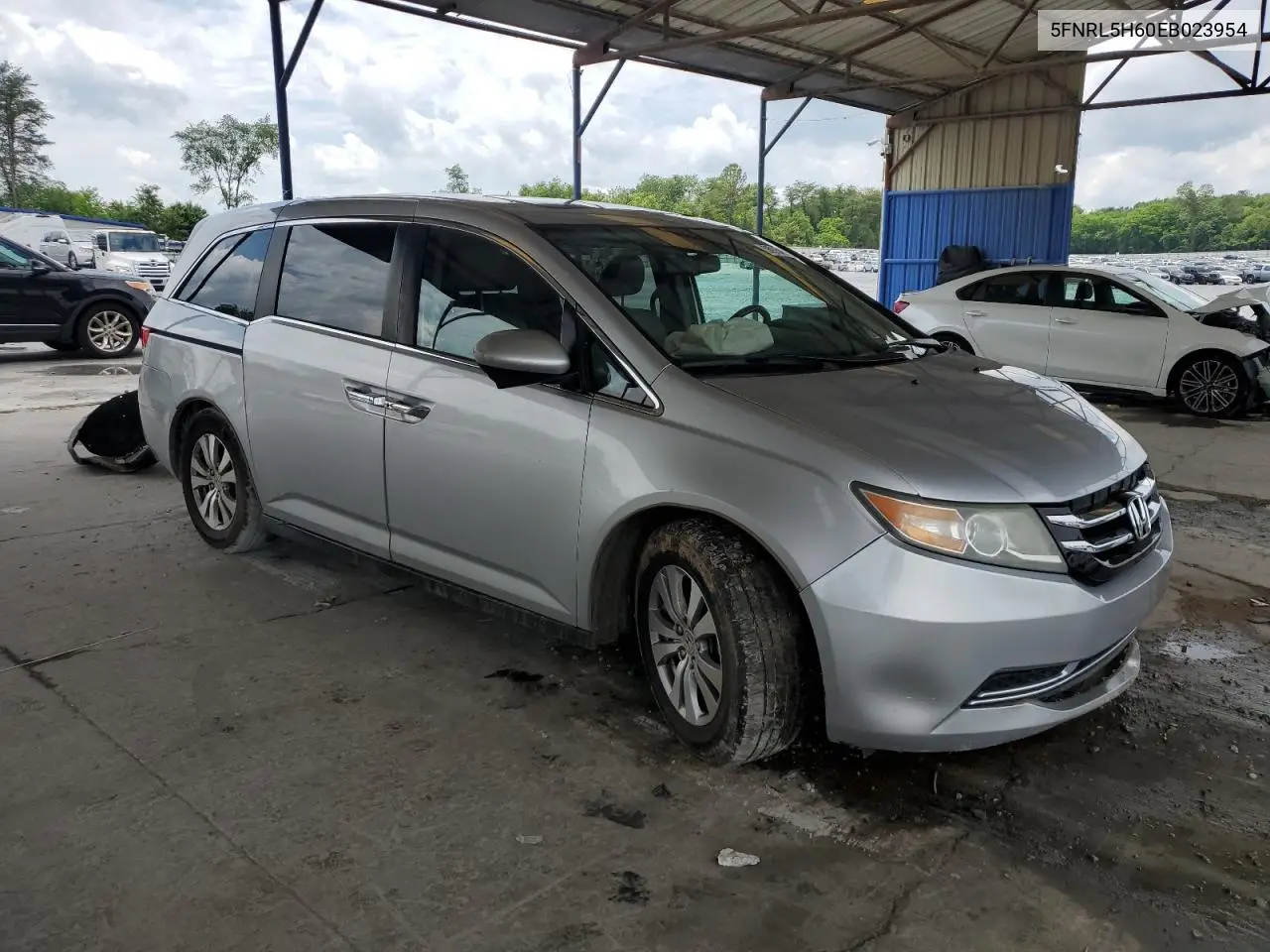 2014 Honda Odyssey Exl VIN: 5FNRL5H60EB023954 Lot: 56975455