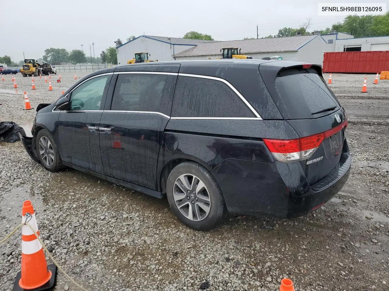 2014 Honda Odyssey Touring VIN: 5FNRL5H98EB126095 Lot: 58762395