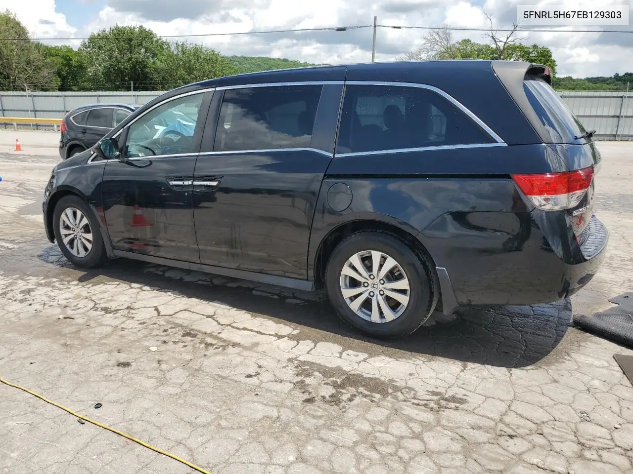 2014 Honda Odyssey Exl VIN: 5FNRL5H67EB129303 Lot: 59276445