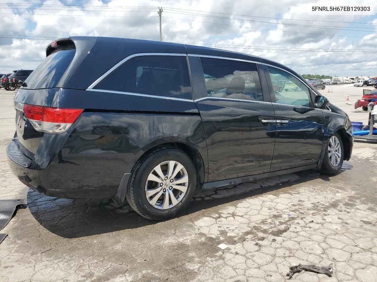 2014 Honda Odyssey Exl VIN: 5FNRL5H67EB129303 Lot: 59276445