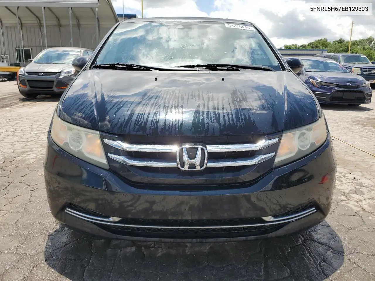 2014 Honda Odyssey Exl VIN: 5FNRL5H67EB129303 Lot: 59276445