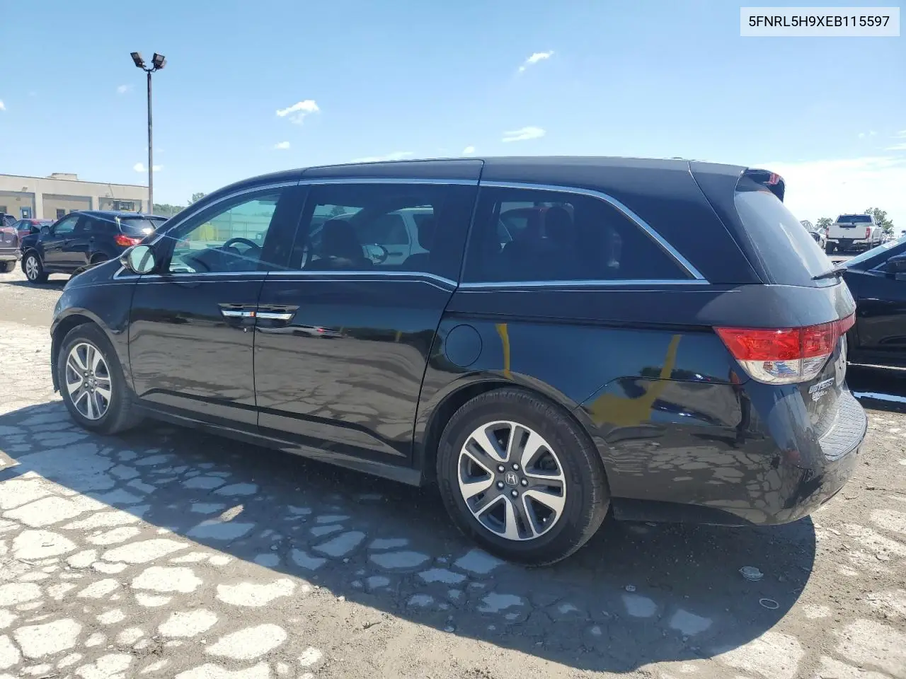 2014 Honda Odyssey Touring VIN: 5FNRL5H9XEB115597 Lot: 62664675