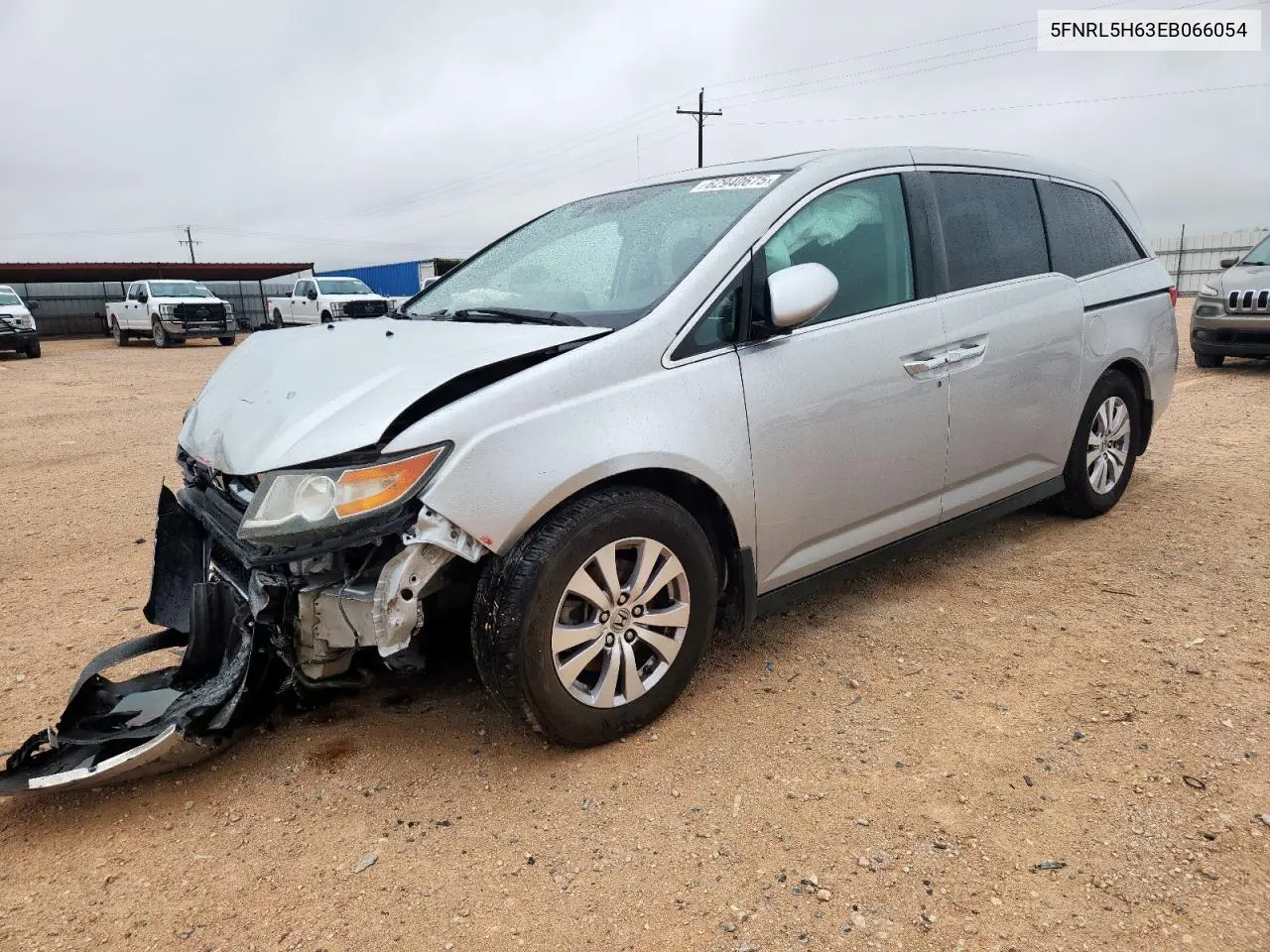 2014 Honda Odyssey Exl VIN: 5FNRL5H63EB066054 Lot: 62940675