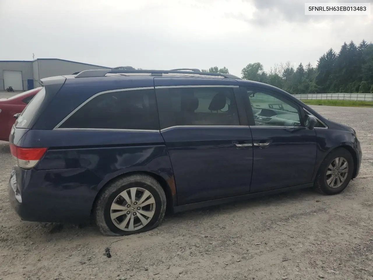 2014 Honda Odyssey Exl VIN: 5FNRL5H63EB013483 Lot: 63002435
