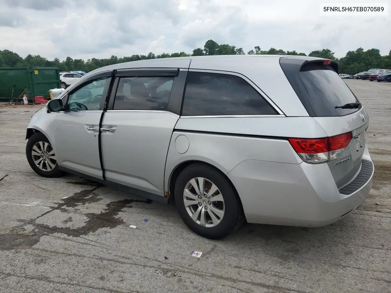 5fnrl5h67eb070589 5FNRL5H67EB070589 2014 Honda Odyssey Exl