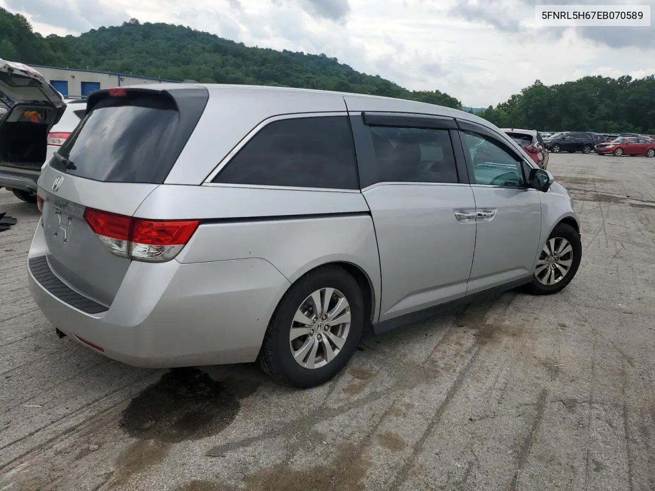 5fnrl5h67eb070589 5FNRL5H67EB070589 2014 Honda Odyssey Exl