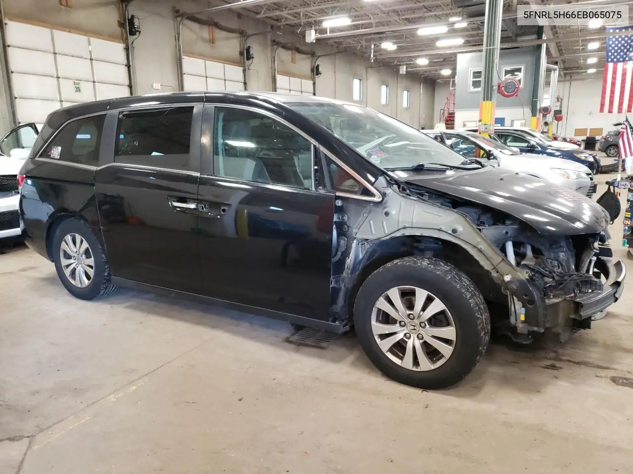 2014 Honda Odyssey Exl VIN: 5FNRL5H66EB065075 Lot: 86121364