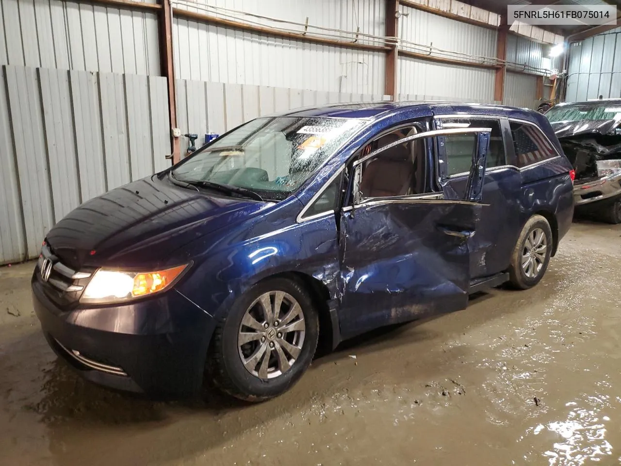 2015 Honda Odyssey Exl VIN: 5FNRL5H61FB075014 Lot: 43556385