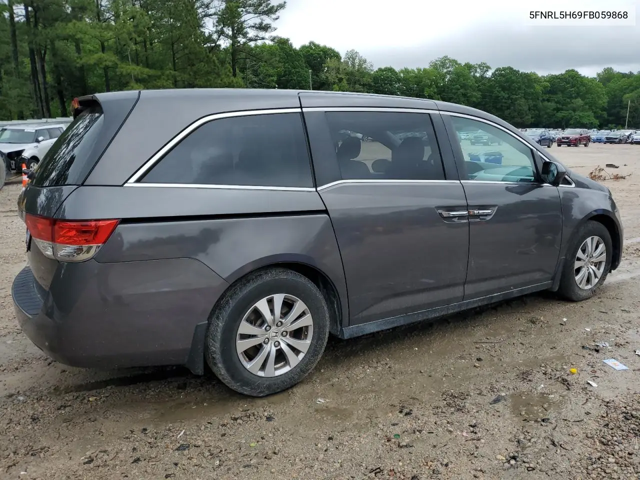 2015 Honda Odyssey Exl VIN: 5FNRL5H69FB059868 Lot: 56237765