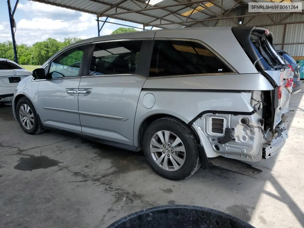2015 Honda Odyssey Exl VIN: 5FNRL5H69FB061264 Lot: 56740255