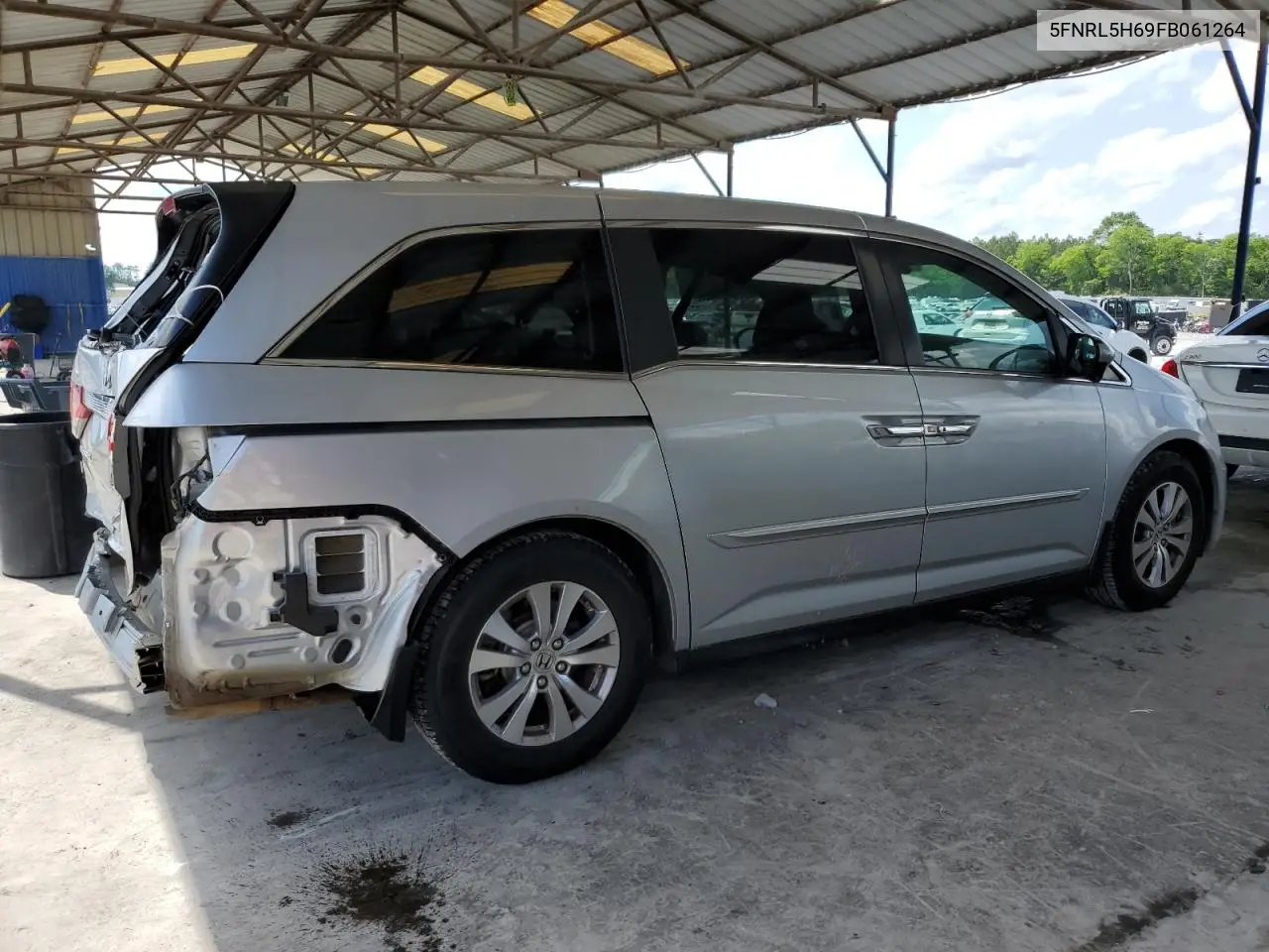 2015 Honda Odyssey Exl VIN: 5FNRL5H69FB061264 Lot: 56740255