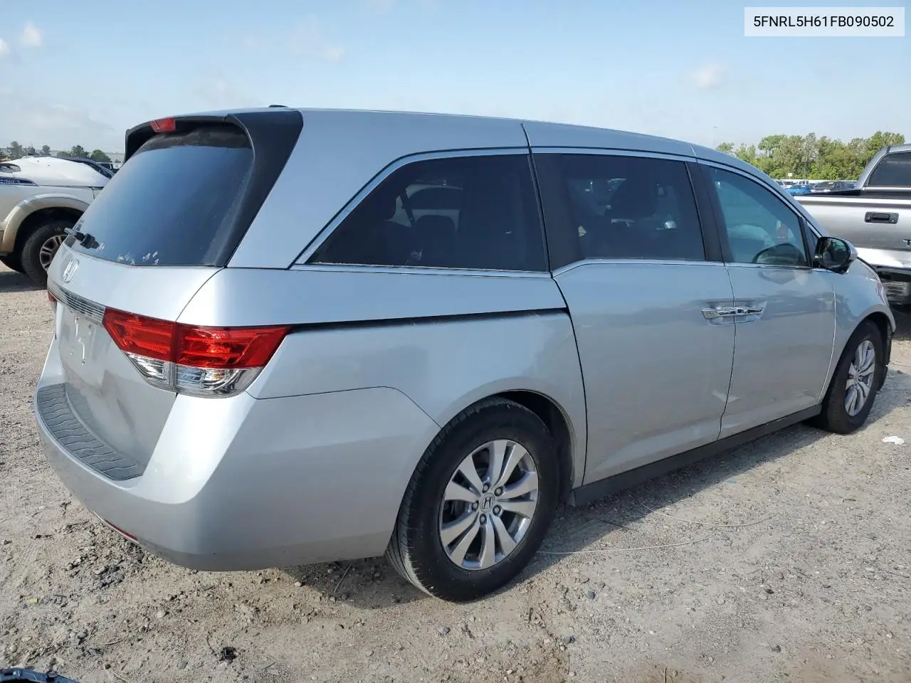 2015 Honda Odyssey Exl VIN: 5FNRL5H61FB090502 Lot: 56753715