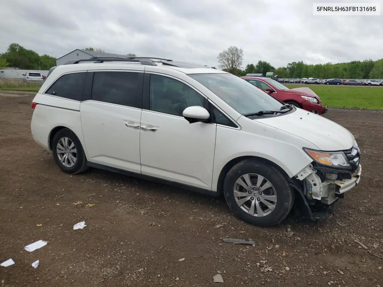 2015 Honda Odyssey Exl VIN: 5FNRL5H63FB131695 Lot: 56880925