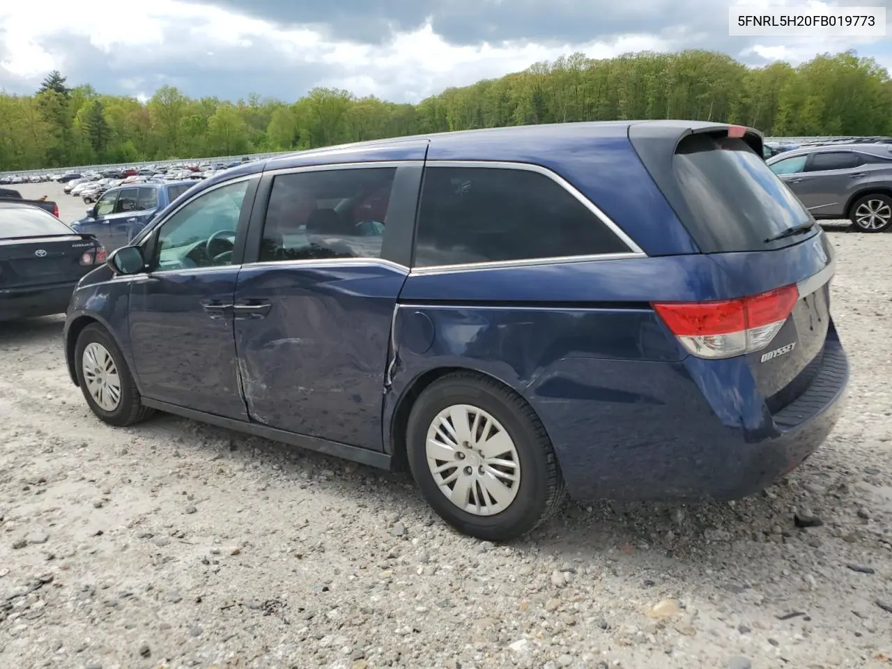 2015 Honda Odyssey Lx VIN: 5FNRL5H20FB019773 Lot: 56909105
