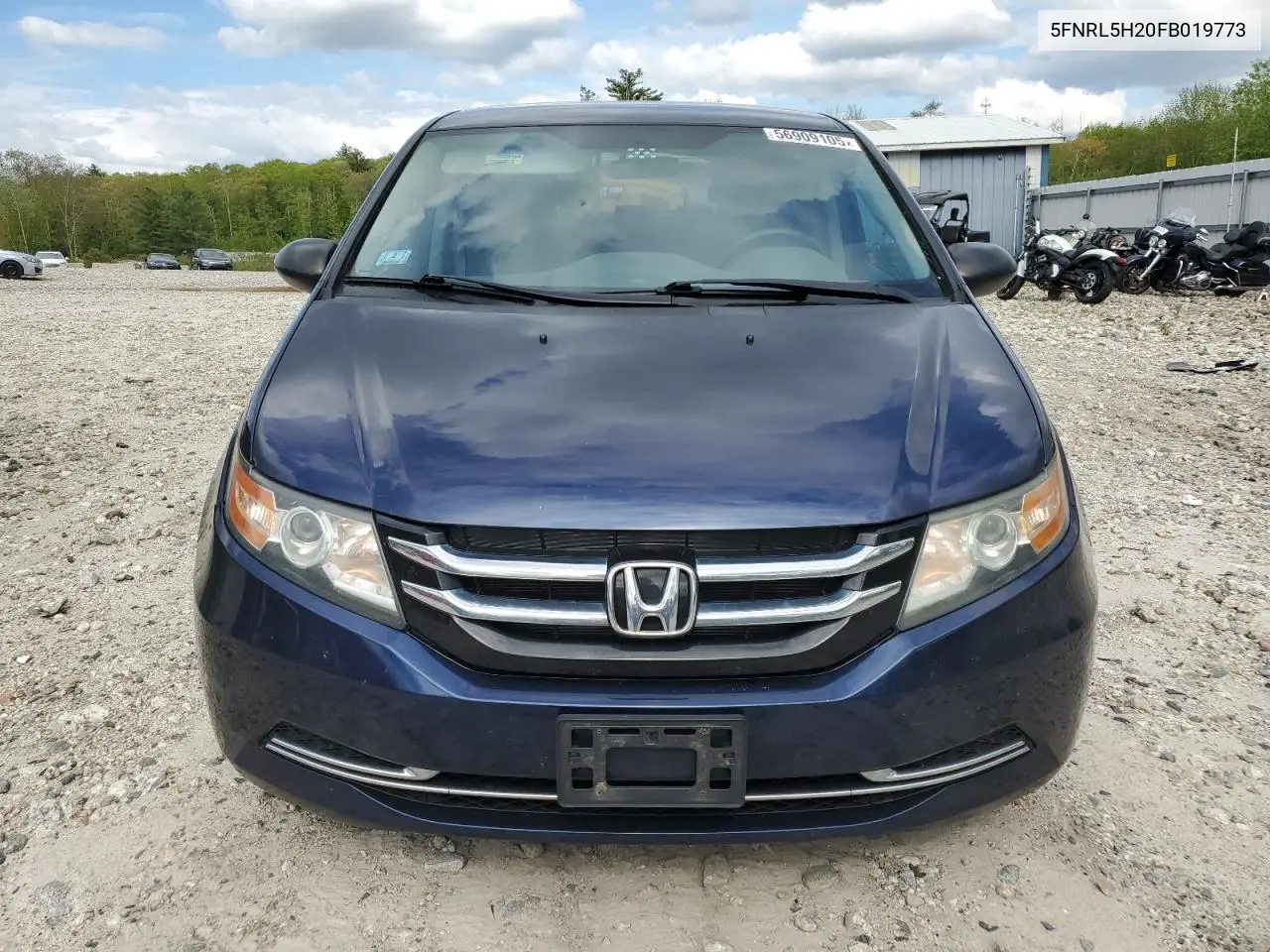 2015 Honda Odyssey Lx VIN: 5FNRL5H20FB019773 Lot: 56909105