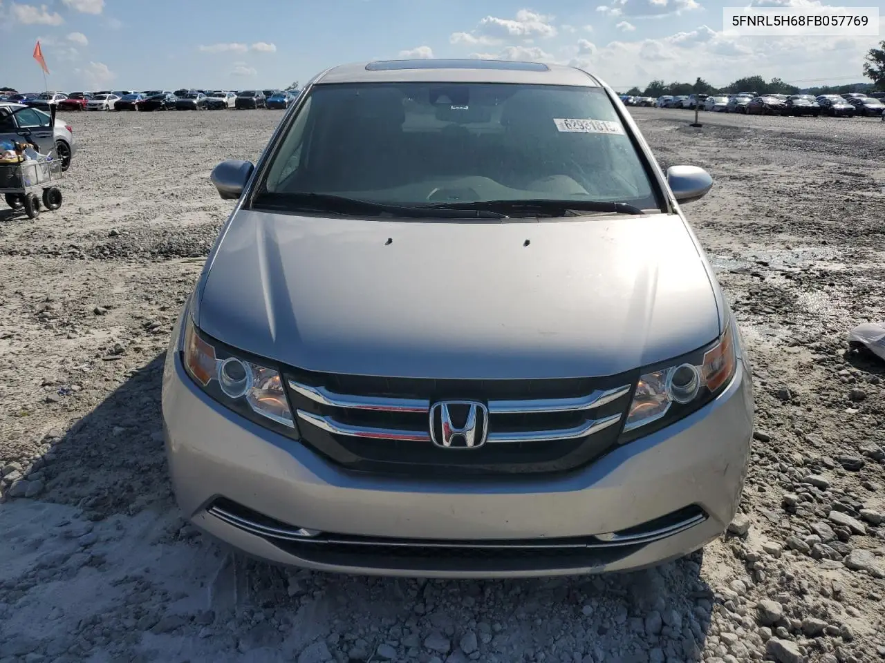 2015 Honda Odyssey Exl VIN: 5FNRL5H68FB057769 Lot: 62931815