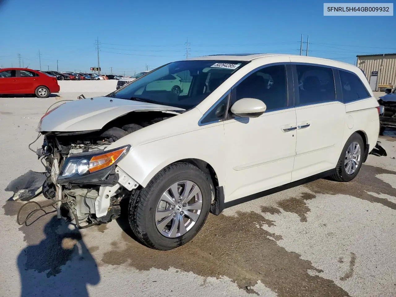 2016 Honda Odyssey Exl VIN: 5FNRL5H64GB009932 Lot: 50264285