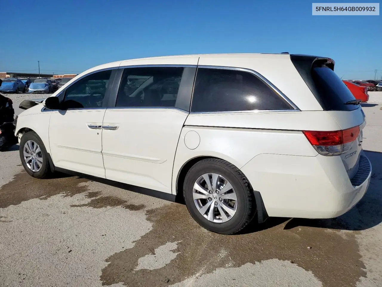 2016 Honda Odyssey Exl VIN: 5FNRL5H64GB009932 Lot: 50264285