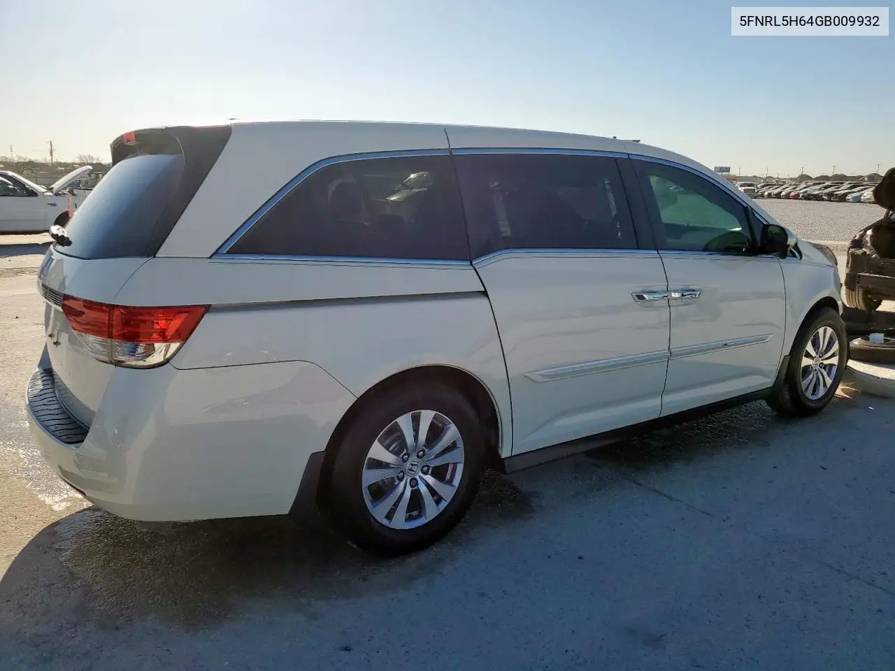 2016 Honda Odyssey Exl VIN: 5FNRL5H64GB009932 Lot: 50264285