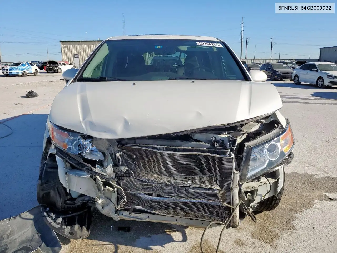 2016 Honda Odyssey Exl VIN: 5FNRL5H64GB009932 Lot: 50264285
