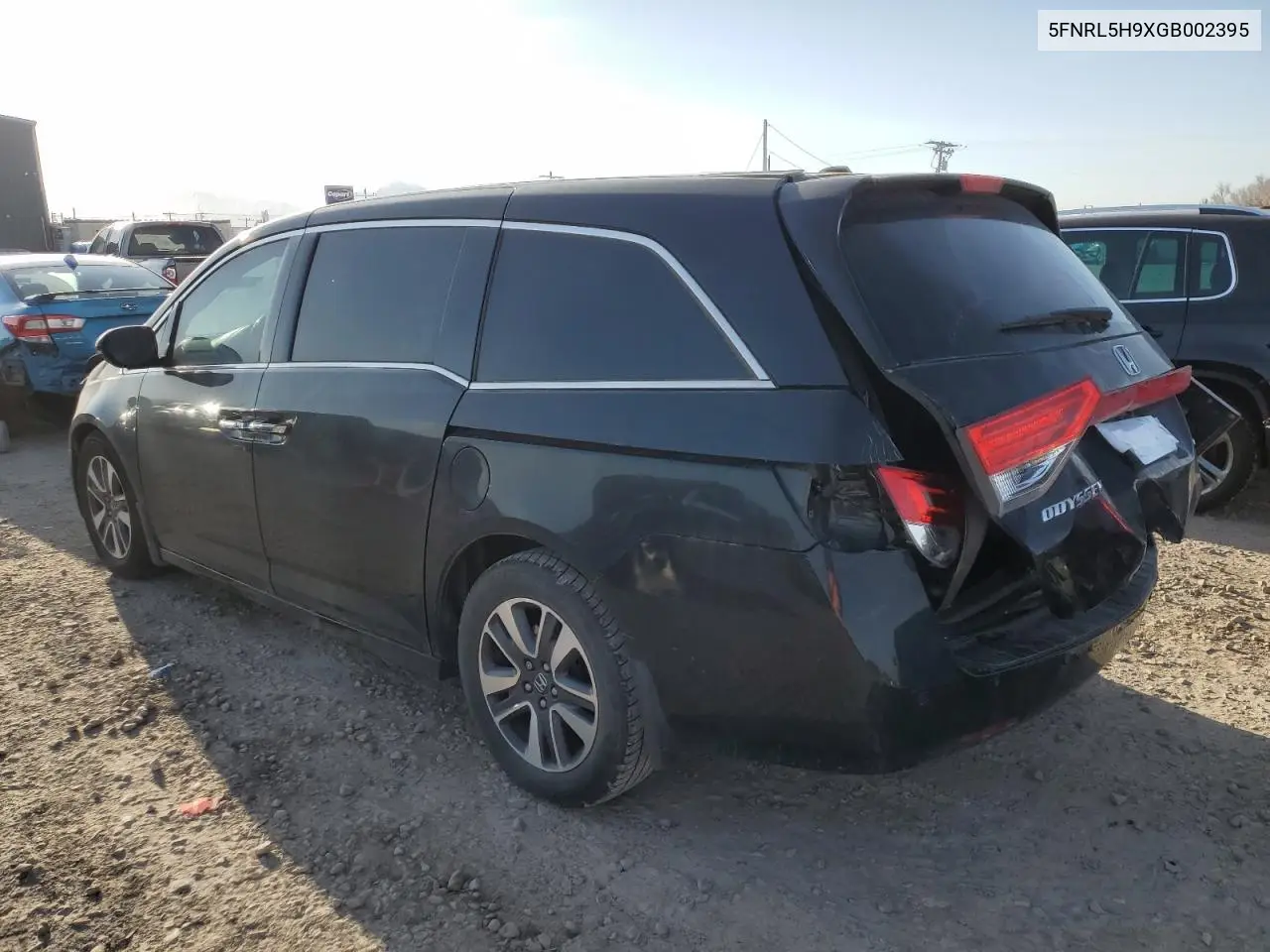 2016 Honda Odyssey Touring VIN: 5FNRL5H9XGB002395 Lot: 51706415