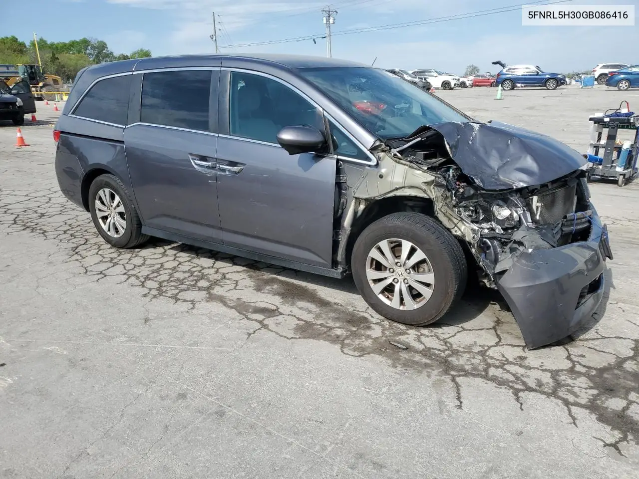2016 Honda Odyssey Se VIN: 5FNRL5H30GB086416 Lot: 52810545