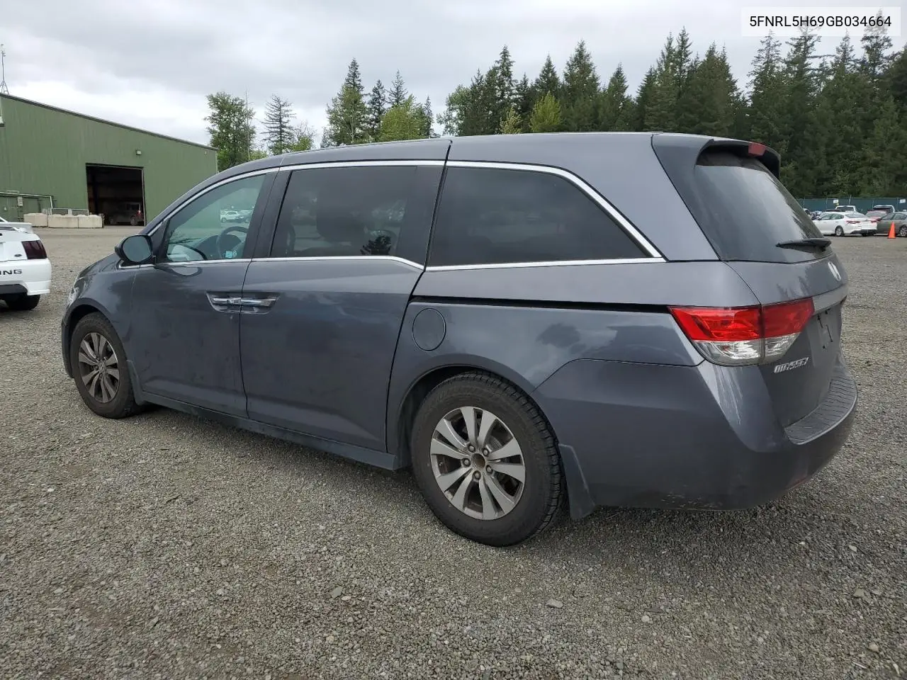 2016 Honda Odyssey Exl VIN: 5FNRL5H69GB034664 Lot: 56781175