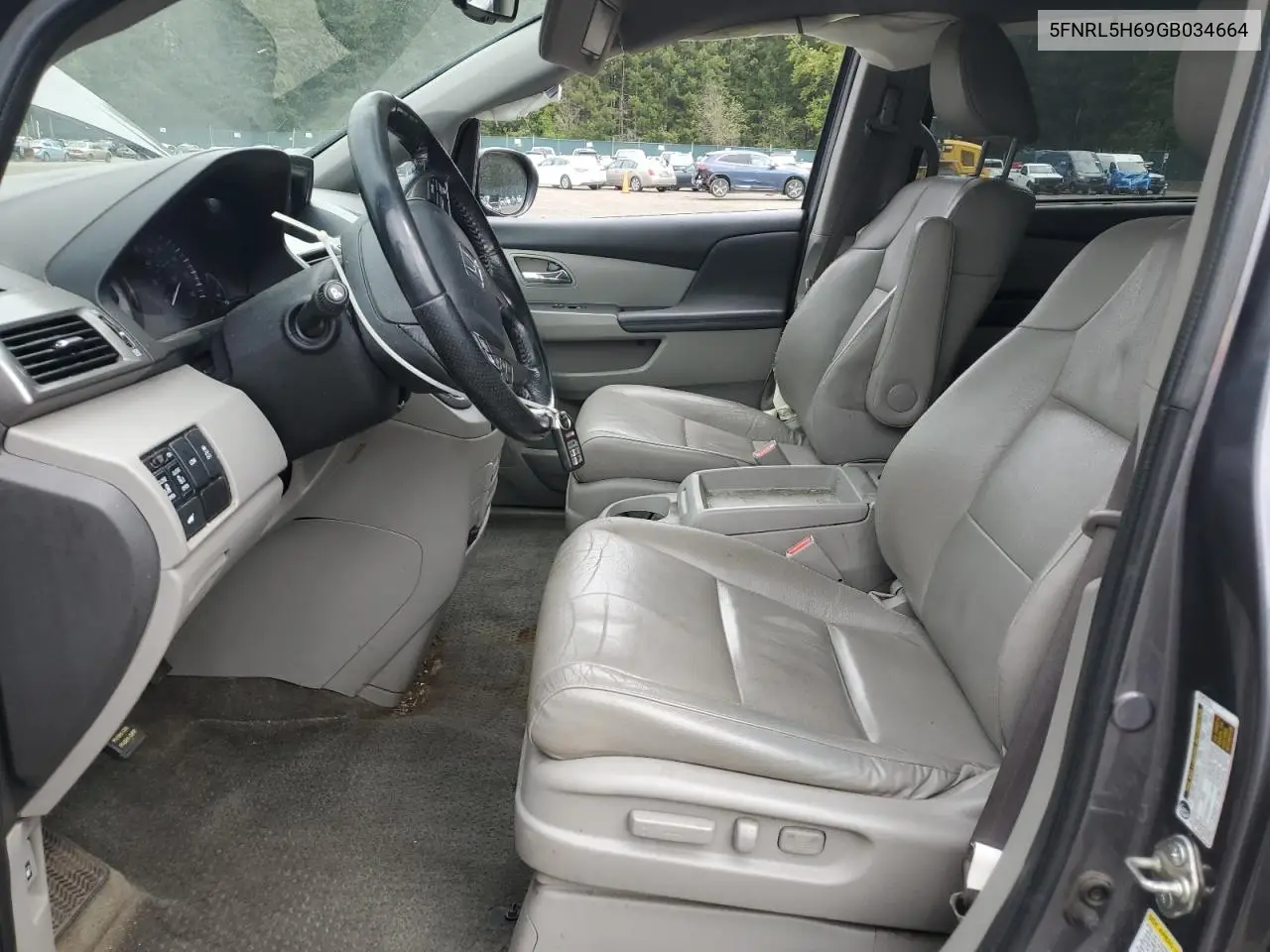 2016 Honda Odyssey Exl VIN: 5FNRL5H69GB034664 Lot: 56781175