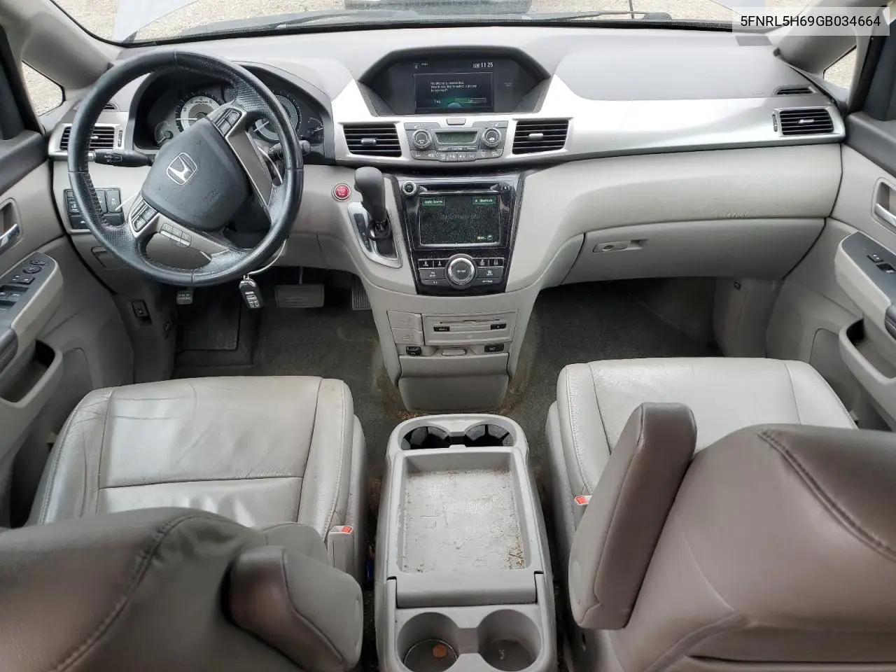 2016 Honda Odyssey Exl VIN: 5FNRL5H69GB034664 Lot: 56781175